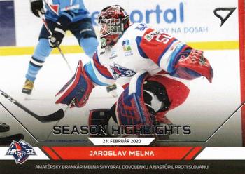 2020-21 SportZoo Tipos Extraliga - Season Highlights #HL15 Jaroslav Melna Front