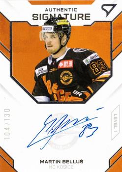 2020-21 SportZoo Tipos Extraliga - Authentic Signature Level 1 #SL1-06 Martin Bellus Front