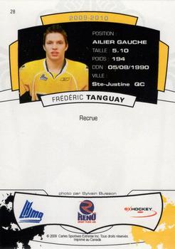 2009-10 Extreme Victoriaville Tigers (QMJHL) - Update Set #28 Frederic Tanguay Back