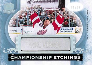 2019-20 Upper Deck The Cup - Championship Etchings All-Time #CE-MV Mike Vernon Front