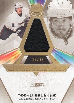 2019-20 Upper Deck The Cup - Trilaterals #TL-TS Teemu Selanne Front