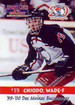 1999-00 Roox Des Moines Buccaneers (USHL) #15 Wade Chiodo Front