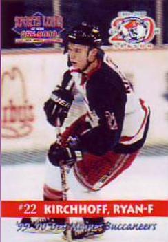 1999-00 Roox Des Moines Buccaneers (USHL) #18 Ryan Kirchhoff Front