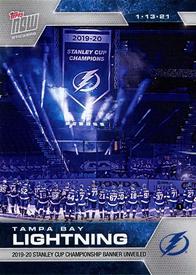 2020-21 Topps Now NHL Stickers #1 Tampa Bay Lightning Front