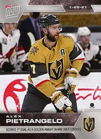 2020-21 Topps Now NHL Stickers #10 Alex Pietrangelo Front