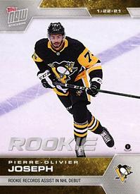 2020-21 Topps Now NHL Stickers #14 Pierre-Olivier Joseph Front