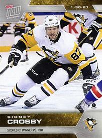 2020-21 Topps Now NHL Stickers #23 Sidney Crosby Front