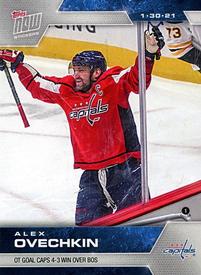 2020-21 Topps Now NHL Stickers #24 Alex Ovechkin Front