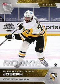 2020-21 Topps Now NHL Stickers #31 Pierre-Olivier Joseph Front