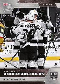 2020-21 Topps Now NHL Stickers #33 Jaret Anderson-Dolan Front