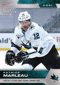 2020-21 Topps Now NHL Stickers #35 Patrick Marleau Front