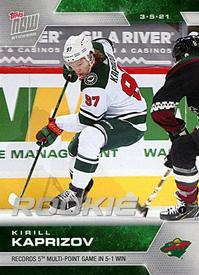 2020-21 Topps Now NHL Stickers #69 Kirill Kaprizov Front