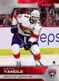 2020-21 Topps Now NHL Stickers #70 Keith Yandle Front