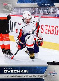 2020-21 Topps Now NHL Stickers #71 Alex Ovechkin Front