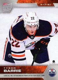 2020-21 Topps Now NHL Stickers #82 Tyson Barrie Front