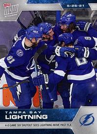 2020-21 Topps Now NHL Stickers #173 Tampa Bay Lightning Front