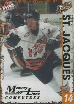 2002-03 Medicine Hat Tigers (WHL) #NNO Chris St. Jacques Front
