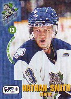2000-01 Swift Current Broncos (WHL) #NNO Nathan Smith Front