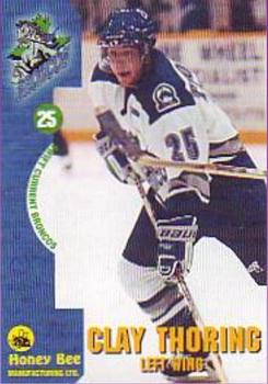 2000-01 Swift Current Broncos (WHL) #NNO Clay Thoring Front