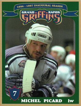 1996-97 Grand Rapids Griffins (IHL) #NNO Michel Picard Front
