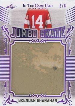2020-21 Leaf In The Game Used - Jumbo Memorabilia Purple #JM-08 Brendan Shanahan Front