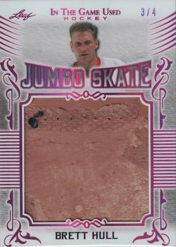 2020-21 Leaf In The Game Used - Jumbo Memorabilia Magenta #JM-09 Brett Hull Front
