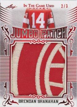 2020-21 Leaf In The Game Used - Jumbo Memorabilia Red #JM-07 Brendan Shanahan Front