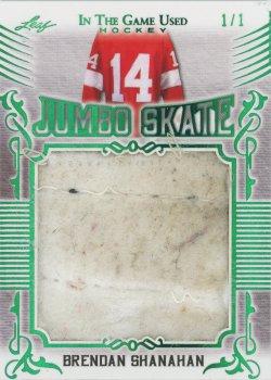 2020-21 Leaf In The Game Used - Jumbo Memorabilia Emerald #JM-08 Brendan Shanahan Front