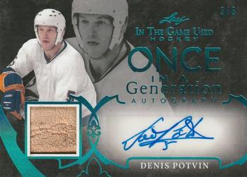 2020-21 Leaf In The Game Used - Once in a Generation Platinum Blue #OG-DP1 Denis Potvin Front