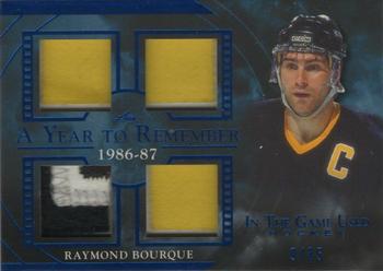 2020-21 Leaf In The Game Used - A Year to Remember Navy Blue #AYR-20 Raymond Bourque Front