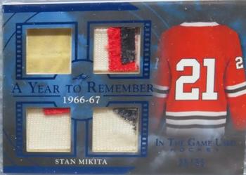 2020-21 Leaf In The Game Used - A Year to Remember Navy Blue #AYR-21 Stan Mikita Front