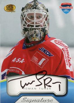 2009-10 Czech OFS Plus - Signature Limited RED #SIGN25 Roman Turek Front