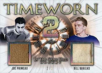 2020-21 Leaf In The Game Used - Timeworn 2 Silver #T2-05 Joe Primeau / Bill Barilko Front