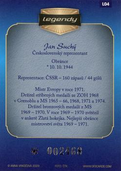 2009-10 Czech OFS Plus - Legends #L4 Jan Suchy Back