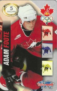 1997-98 Valu-Net Team Canada Phone Cards #NNO Adam Foote Front
