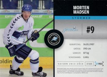 2013-14 Playercards Premium Serie (DEL) #ET-035 Morten Madsen Back