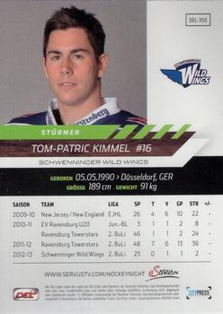 2013-14 Playercards Premium Serie (DEL) #DEL-350 Tom-Patric Kimmel Back