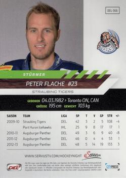 2013-14 Playercards Premium Serie (DEL) #DEL-366 Peter Flache Back