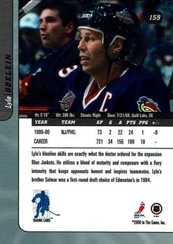 2000-01 Be a Player Signature Series - Chicago Sportsfest 2001 Bronze #159 Lyle Odelein Back