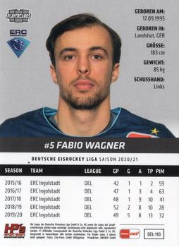 2020-21 Playercards (DEL) #DEL-110 Fabio Wagner Back