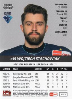 2020-21 Playercards (DEL) #DEL-121 Wojciech Stachowiak Back