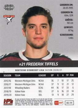 2020-21 Playercards (DEL) #DEL-174 Frederik Tiffels Back