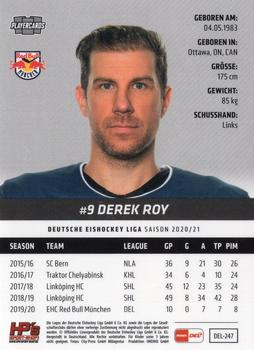 2020-21 Playercards (DEL) #DEL-247 Derek Roy Back