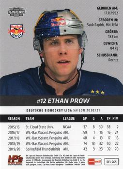 2020-21 Playercards (DEL) #DEL-265 Ethan Prow Back