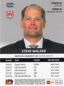 2020-21 Playercards (DEL) #DEL-268 Steve Walker Back