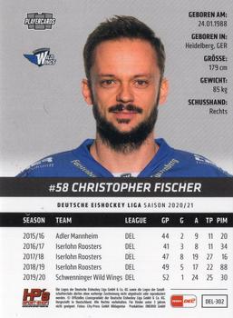 2020-21 Playercards (DEL) #DEL-302 Christopher Fischer Back