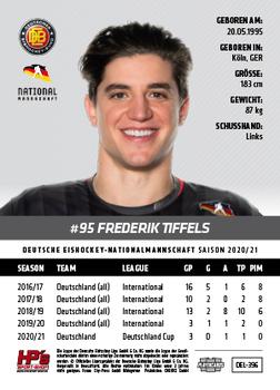 2020-21 Playercards (DEL) #DEL-396 Frederik Tiffels Back