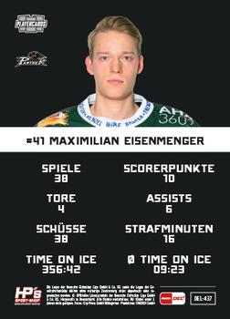 2020-21 Playercards (DEL) #DEL-437 Maximilian Eisenmenger Back