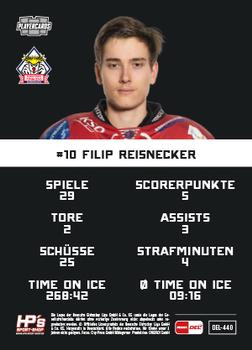 2020-21 Playercards (DEL) #DEL-440 Filip Reisnecker Back