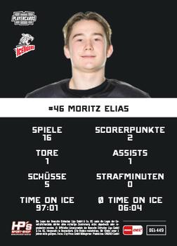 2020-21 Playercards (DEL) #DEL-449 Moritz Elias Back